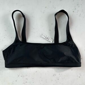 NWT Madewell Black Bikini Top